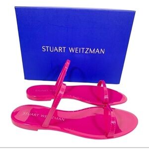 Stuart Weitzman Sawyer Slide flat Sandals Size 8